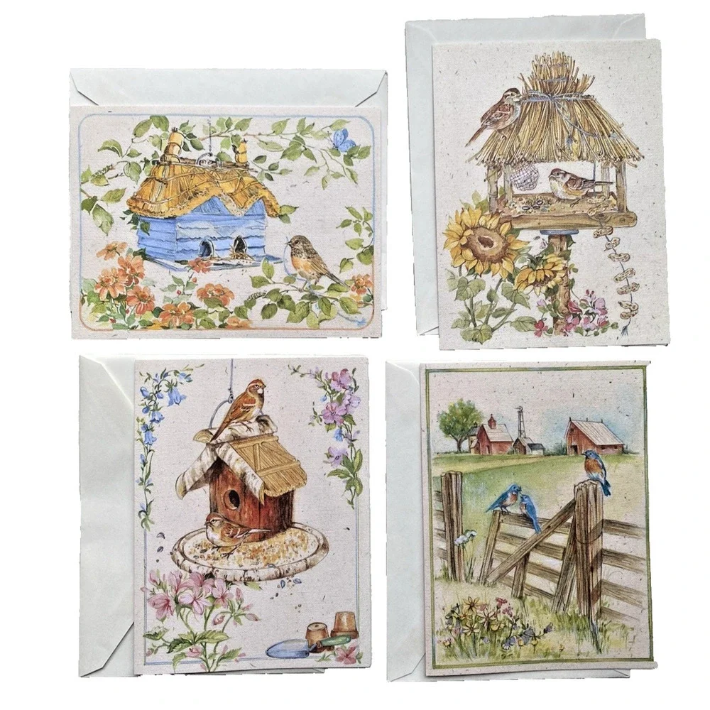Liz & Ron Schreiner Notecards Cards Blank Lot Bird Country Frameable Art Prints